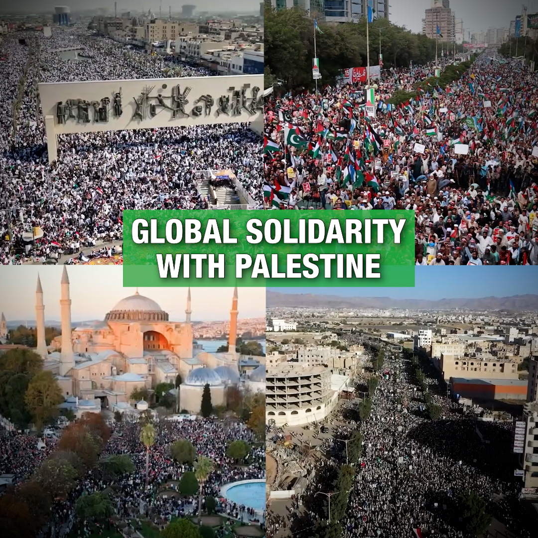 Global Solidarity and Support for Palestinian Struggle — Eightify