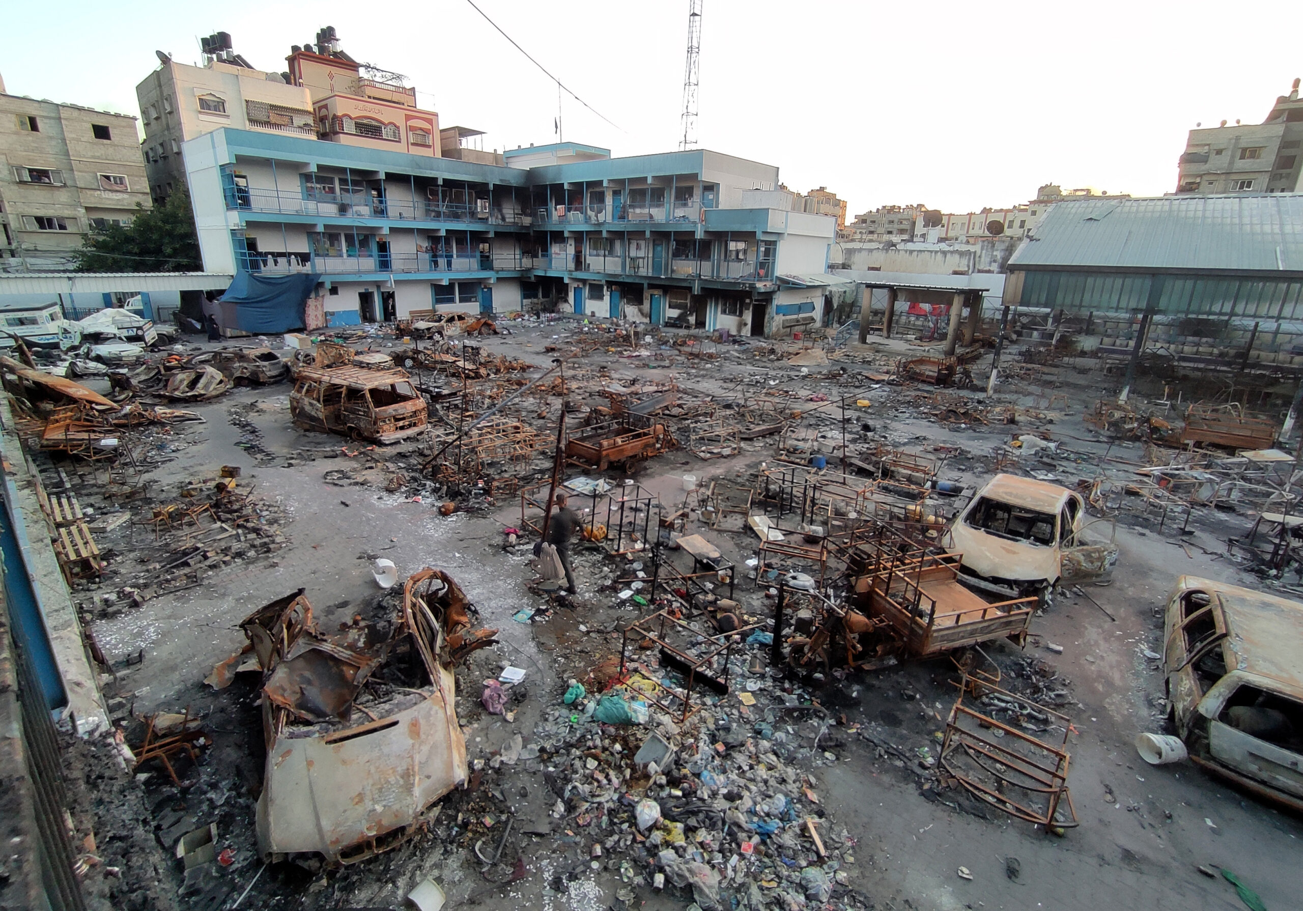 Aftermath Of Israeli Attack On Gaza School – 5Pillars