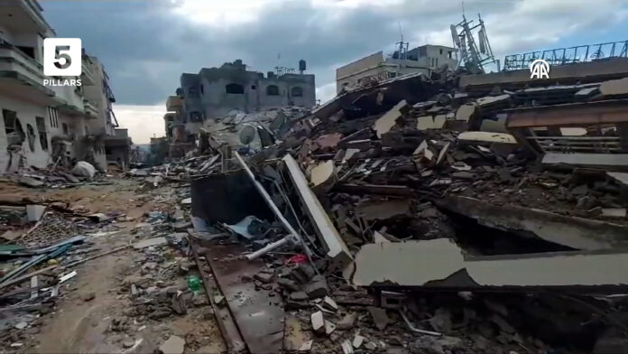 Widespread destruction in northern Gaza after more than 100 days of Israeli airstrikes