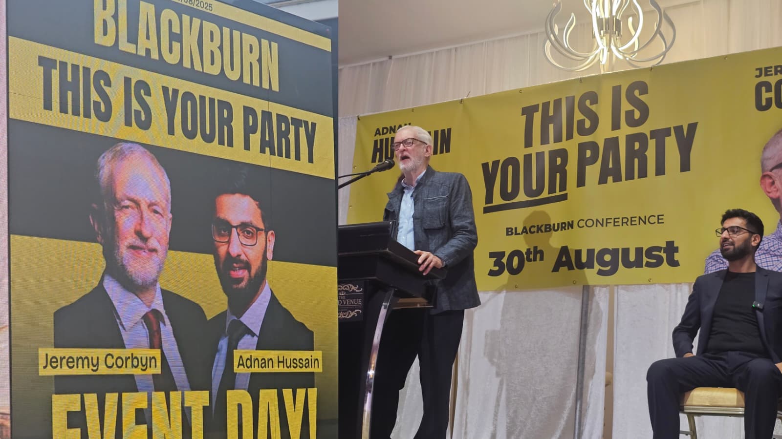 Jeremy Corbyn launches Your Party in Blackburn