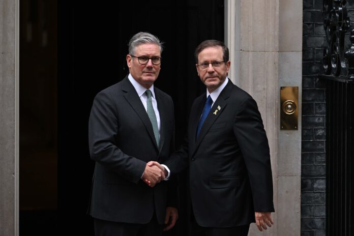 Israeli President Isaac Herzog in London