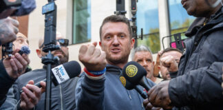 Tommy Robinson’s Oxford Union appearance cost police £100,000, BBC reveals