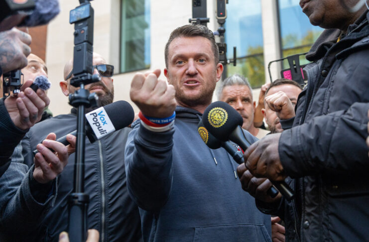 Tommy Robinson’s Oxford Union appearance cost police £100,000, BBC reveals