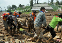 Indonesia landslide death toll climbs to 64 as rescue efforts remain ongoing