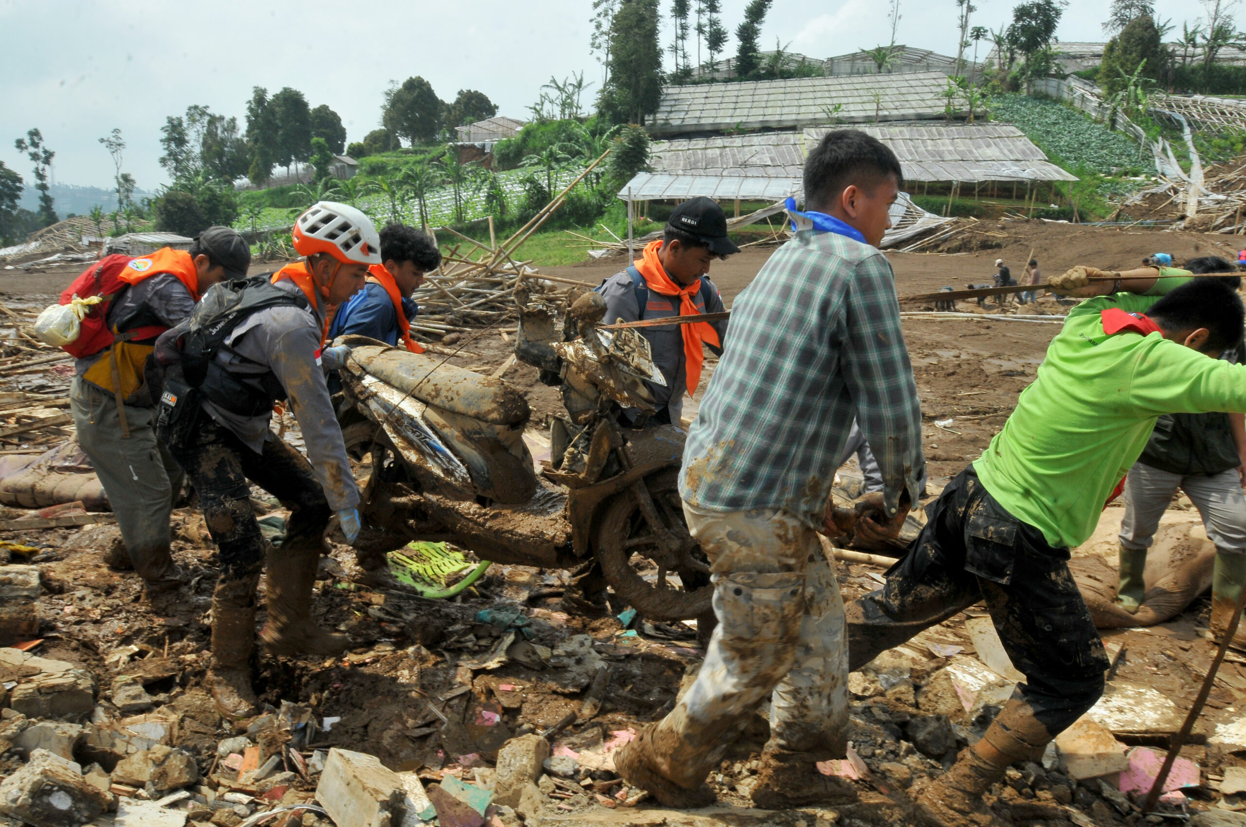 Indonesia landslide death toll climbs to 64 as rescue efforts remain ongoing
