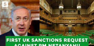 UK government urged to apply sanctions against Benjamin Netanyahu