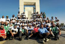 Over 40 British Muslim cyclists ride historic hijrah route to raise money for Palestine