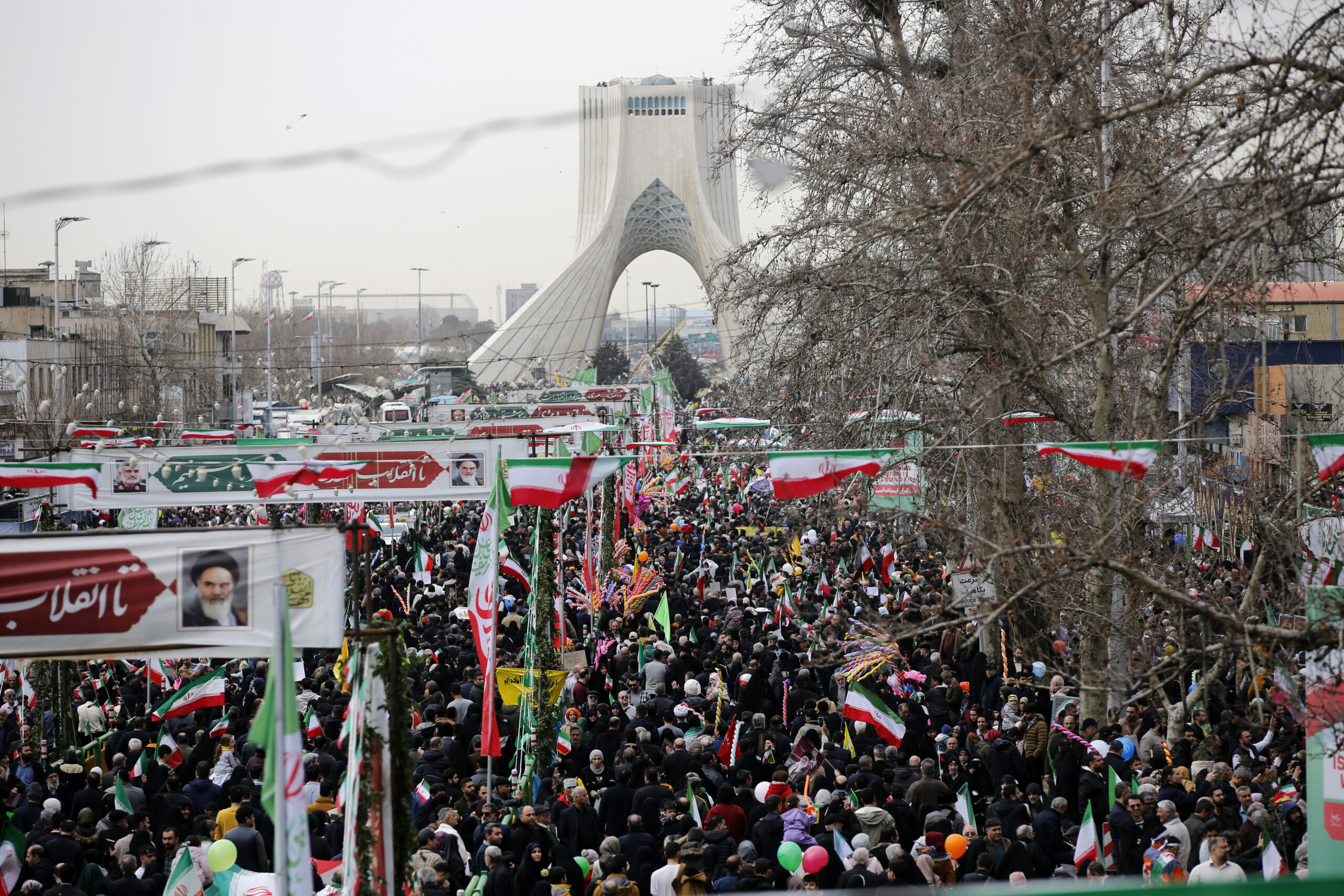 Millions rally in Iran to mark 47th anniversary of revolution