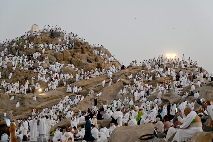Day of Arafat begins as nearly two million pilgrims reach the pinnacle of Hajj