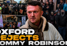 Muslims triumph at Tommy Robinson Oxford Union debate as left-wing protesters disrupt event