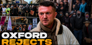 Muslims triumph at Tommy Robinson Oxford Union debate as left-wing protesters disrupt event